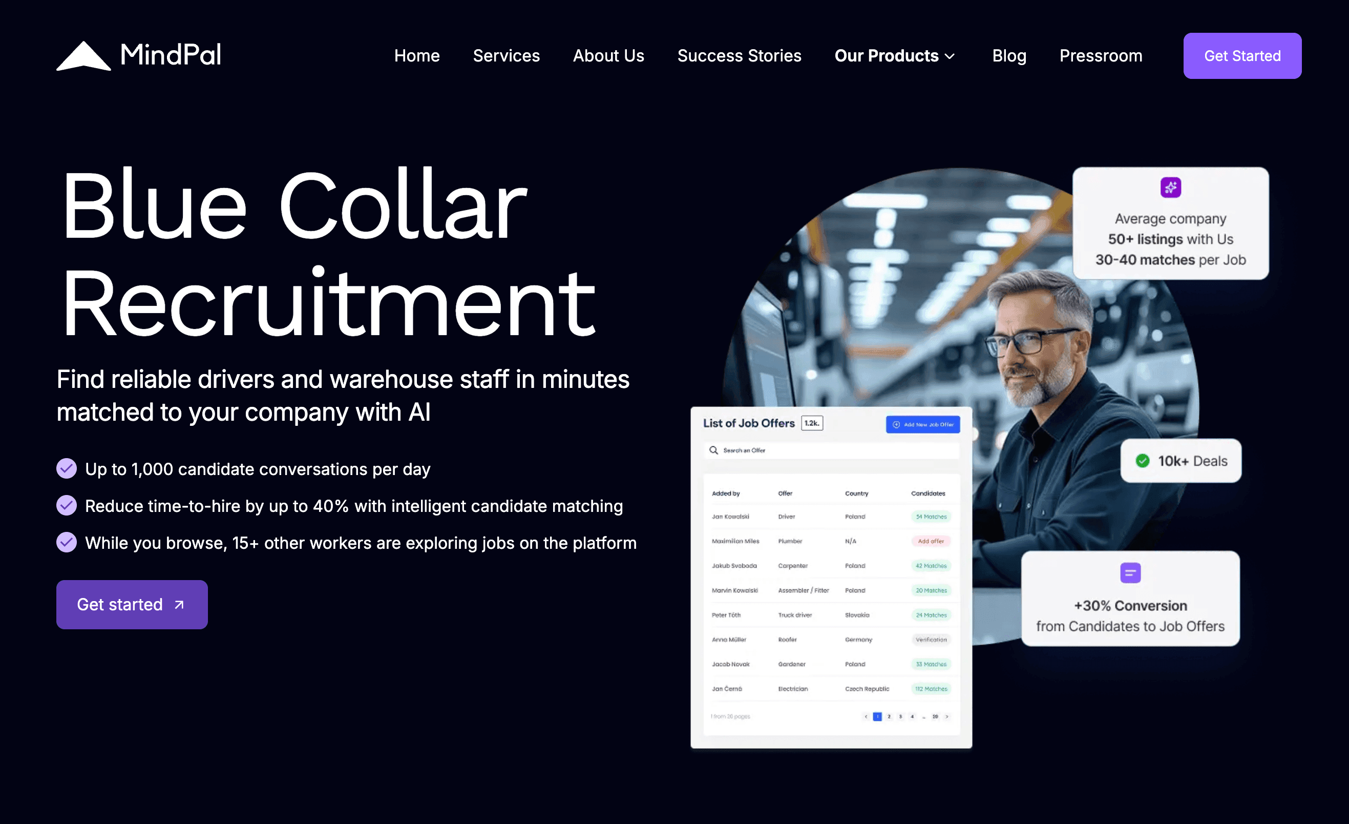 MindPal.co Launches AI Recruiter Agent to Revolutionize Blue-Collar Hiring, Slashing Time-to-Hire and Operational Costs
